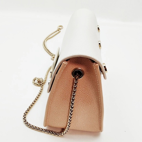 FURLA Shoulder Bag  Pink Leather crossbody bag with interchangeable covers - Picture 4 of 10